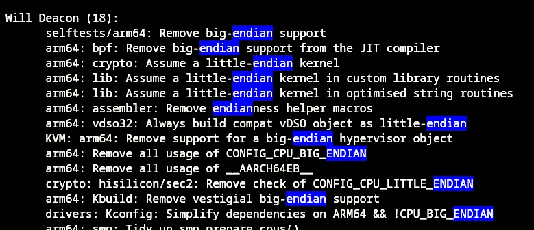 A Linux 7.4 kernelből eltávolítják az ARM64 big-endian támogatását